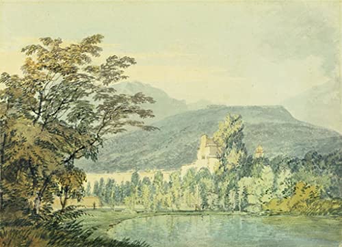 Turner Sir William Villa poster toile 50x70 cm CPPAN decoration