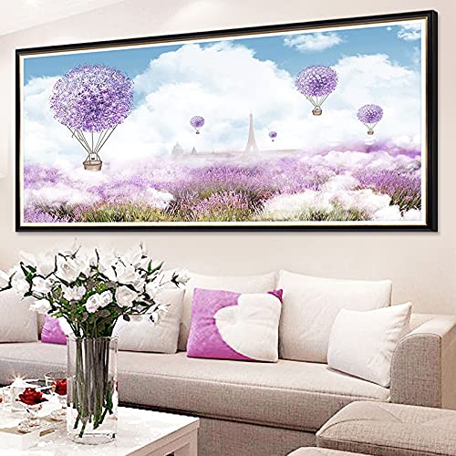 Peinture diamant 5d complet de qualité supérieure motif lavande