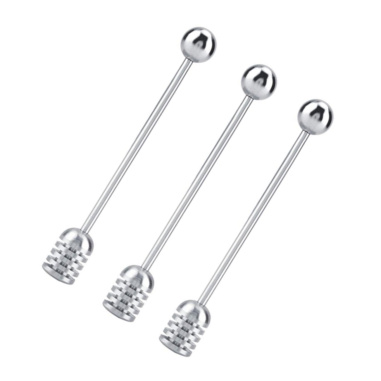 PRETYZOOM Honey Stirrer Wand Stainless Steel Honey Stick for Tea Coffee Syrup for Baking