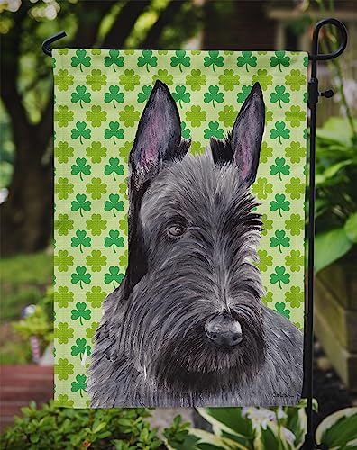 Drapeau de jardin Scottish Terrier petit format multicolore extérieur - 4