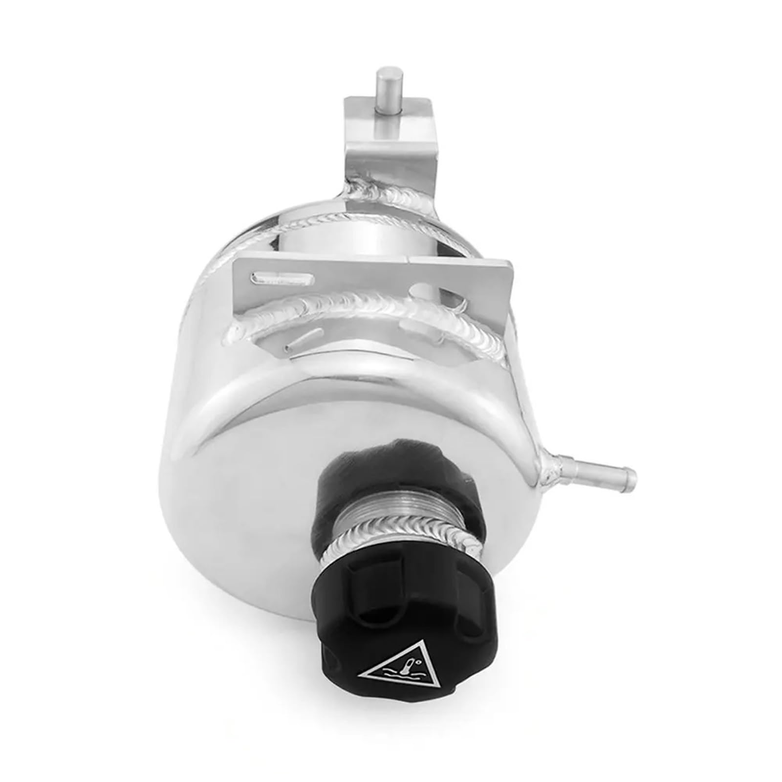Zestaw zbiornika rozprężnego Pasuje Do Mini Cooper R56 R57 R55 R58 Samochód Chłodziwo Nagłówek Rozszerzenie Przelew Zbiornik Na Wodę I Korek Puszka Aluminiowa(Silver)