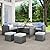Solaste 7 Piece Patio Furniture Set, All Weather Wicker Patio Conversation Sets with Cushion Seat & Pillows, Outdoor Dining Set, Patio Furniture Outdoor Sectional, Grey