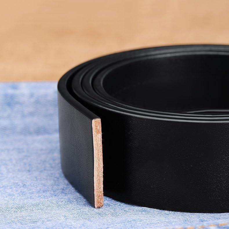 Men's Needle Buckle Belt Casual Perforated Men's Genuine Leather Belt With3