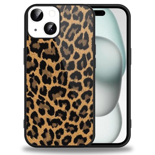 Ya en manzanajugosa.com: Knrlqim Funda para Apple iPhone 15 6,1", Aesthetic Leopardo Print Dibujos Diseño Motive Carcasa, Ultra Fina Silicona Cover Anti-arañazos Antigolpes Bumper Case para iPhone 15, Negro