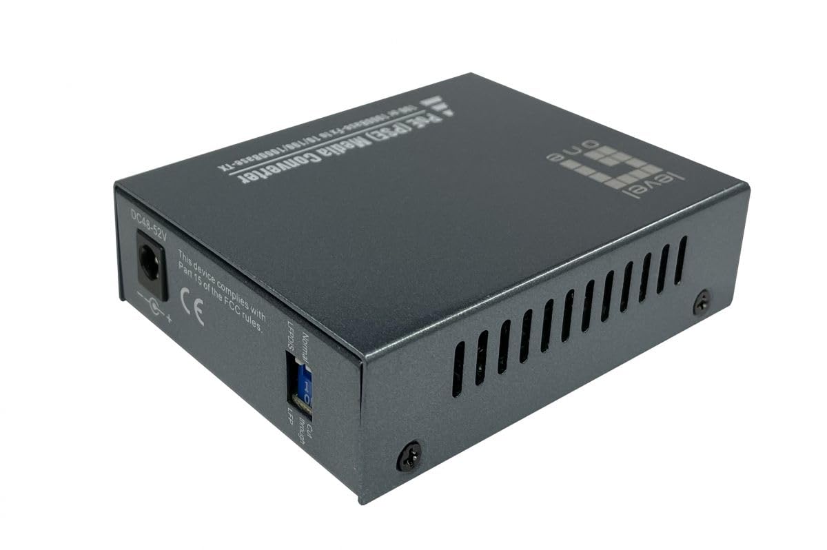 LevelOne GVT-2013 konwerter mediów Gigabit RJ45-na SC, PoE PSE, wielomodowe włókno szklane, 0,5 km