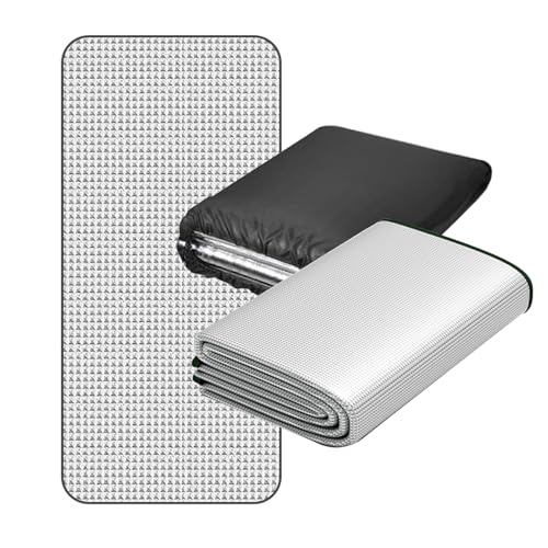 OXTXO Waterproof Camping Mat-2M×0.6M,Double-Sided Foil Camping Mat,Aluminum Film Sleeping Mat For Traveling And Outdoor Activities