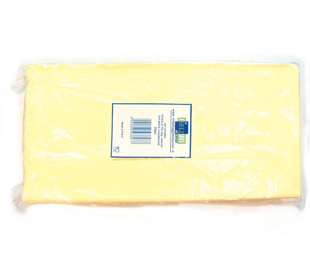 OSVIPLASTIC Tafelkleden van TNT, 100 x 100 cm, verpakking van 100 tafelkleden, kleur bruin, vliesstof, ideaal voor de horeca