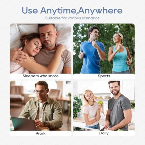 Image of Clear Passage Magnetic Universal Nasal Strips | Breathing Nasal Strip | Anti Snoring Nose Clip | Skin Safe Sleep Nasal Strips | Nasal Dilators For Breathing | Snore Stopper | Snoring Stopper For Men | Breathing Nasal Strip Starter Kit (A1)