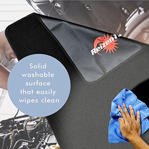 Reizen Tech Professional Magnetic Auto Fender Cover - Automotive Accessories, Mechanic Supplies, Protective Mat For Cars, Trucks, And Other Vehicles, 32 X 24 Inches #TOP7