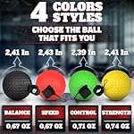 Boxing Reflex Ball Set with 4 Difficulty Balls & 2 Adjustable Headbands – Reaction Ball Training Kit for Adults, Improves Speed, Focus, Coordination, Valentines Day Gifts for Men, Boxers, Fitness Fans - Image 3
