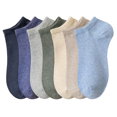 Image of Womens Ankle Socks Cotton No-Show Comfortable Low-Cut Liner Kraft Paper Gift Box