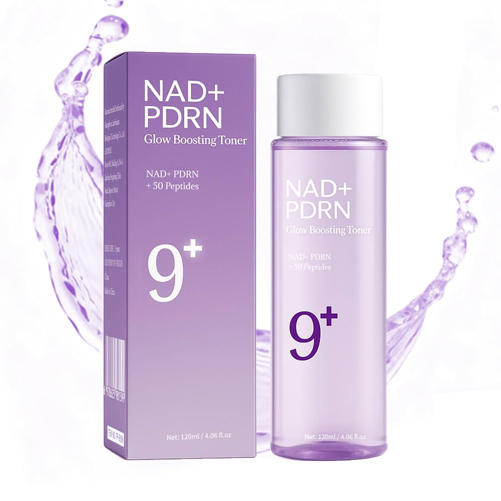 Photo 1 of NAD+PDRN Glow Brightening Toner | No.9 Brightening Toner | Firming Skin,Anti Wrinkle,Soothing Moisturizing | Firming Skincare Products | 4.06FL OZ | 1PCS.