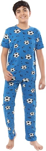 Ninos Dreams Boys Cotton Coord Set/Boys Night Suit/Boys Loungewear/Boys Night Dress