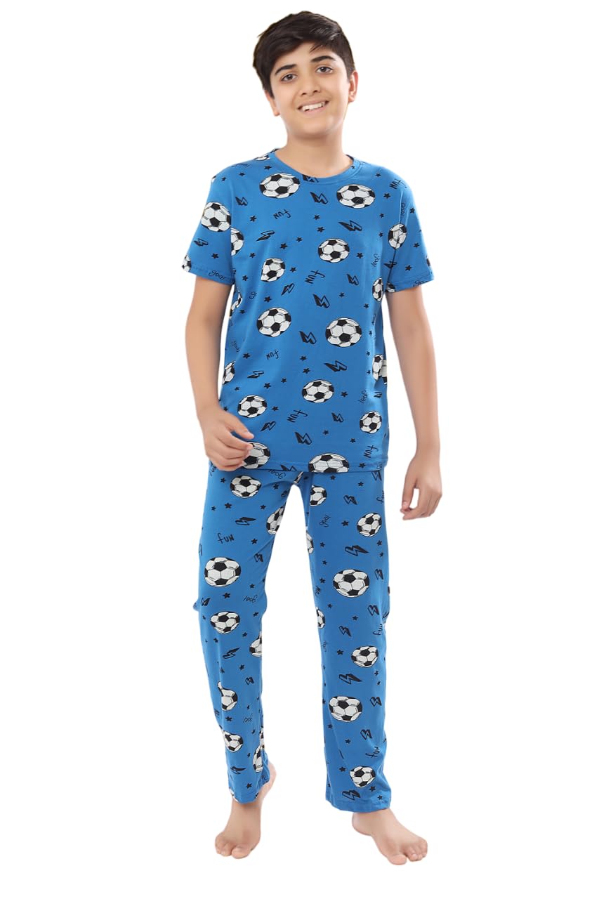 Ninos DreamsBoys Cotton Coord Set/Boys Night Suit/Boys Loungewear/Boys Night Dress