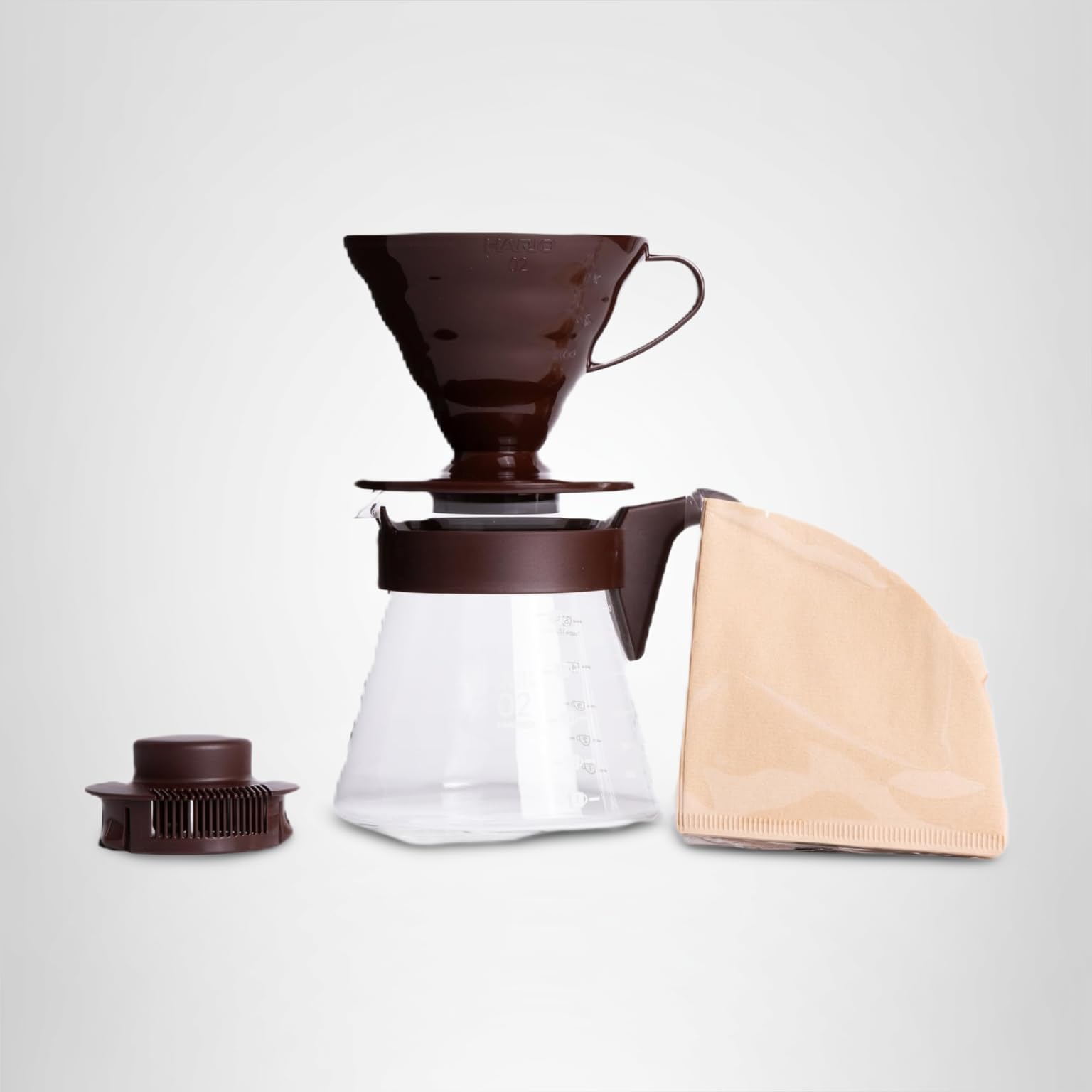 Amazon｜HARIO (ハリオ) コーヒーサーバー V60 02セット コーヒー