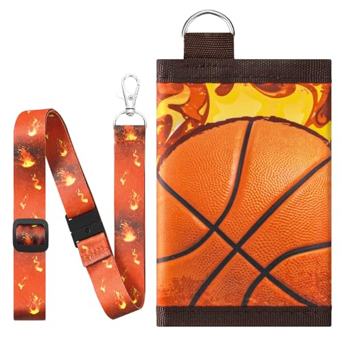 Image of WAWSAM Basketball Kids Wallet for Boy, Trifold Boys Wallet for Kid Age 4-18