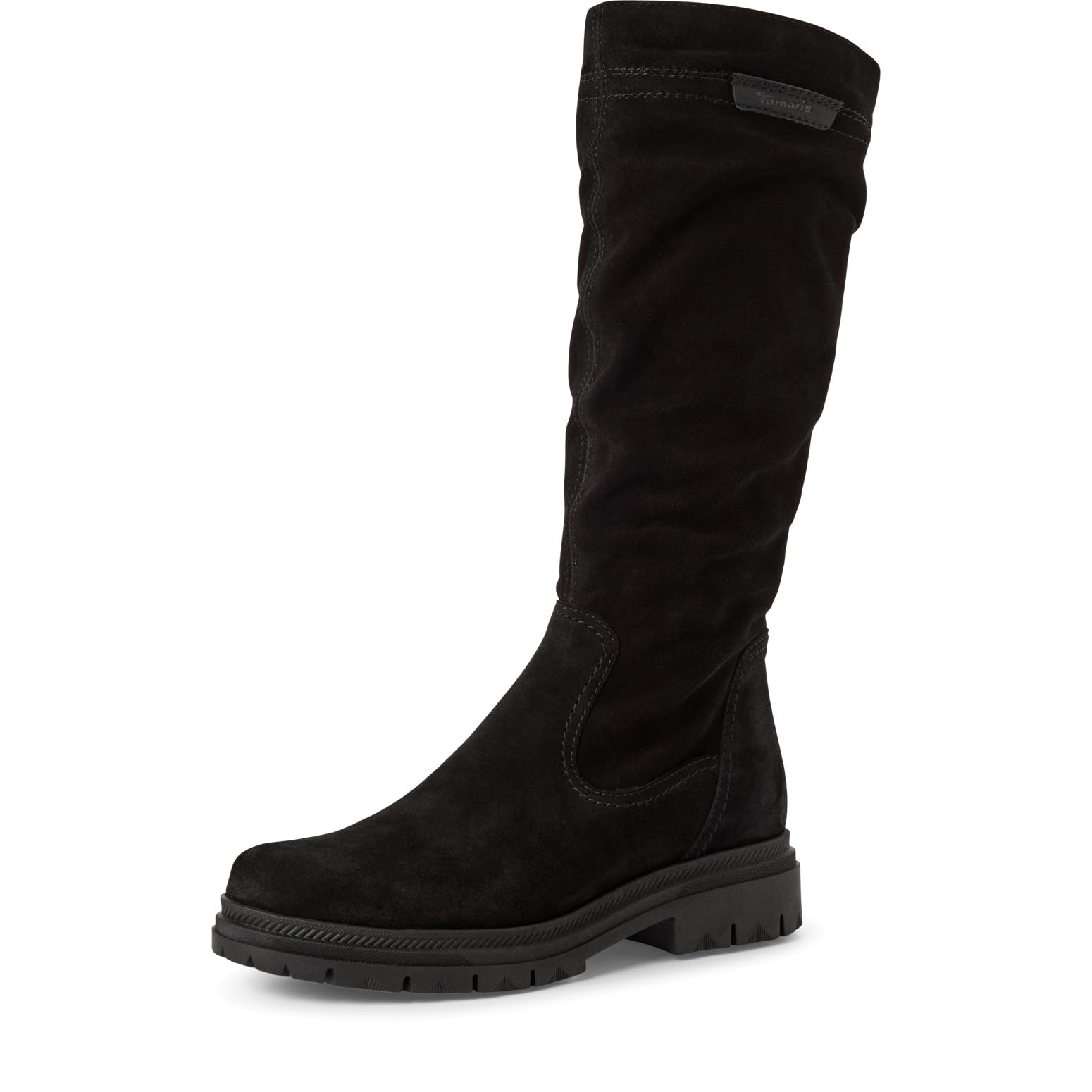Tamaris Women's Flat Boots, black, 37 EU