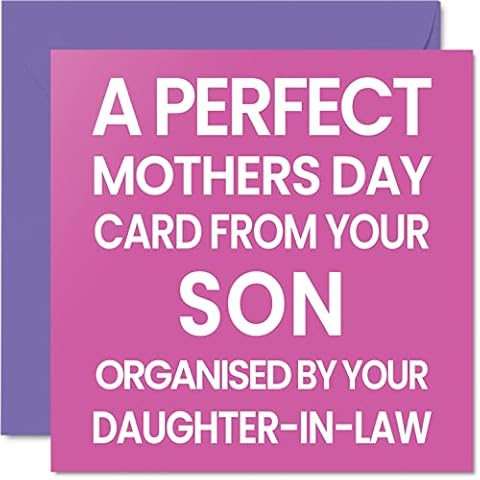 Funny Mother's Day Card from Son Cover