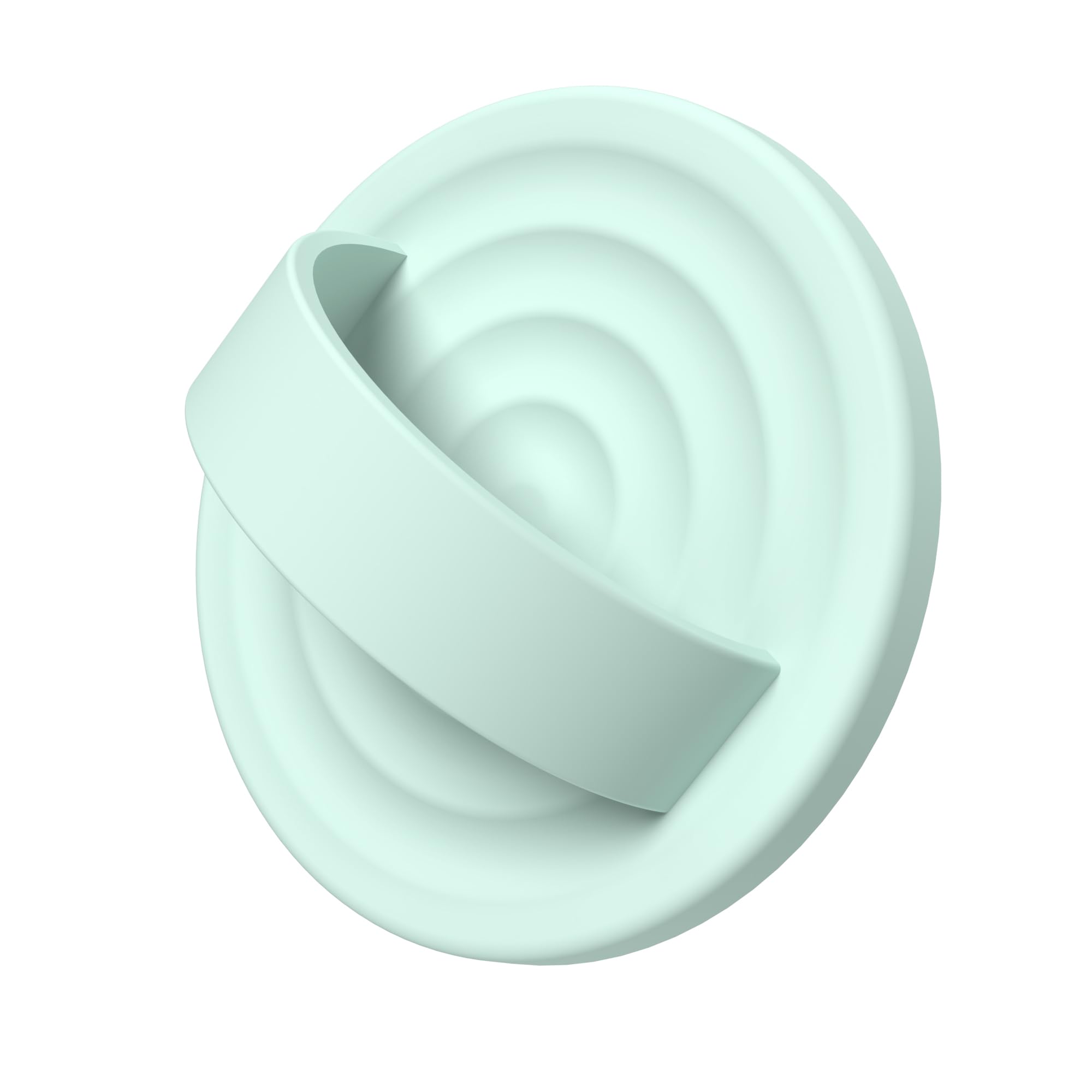 Magnetic Phone Grip for MagSafe, Silicone Ring Grip, Mint Green