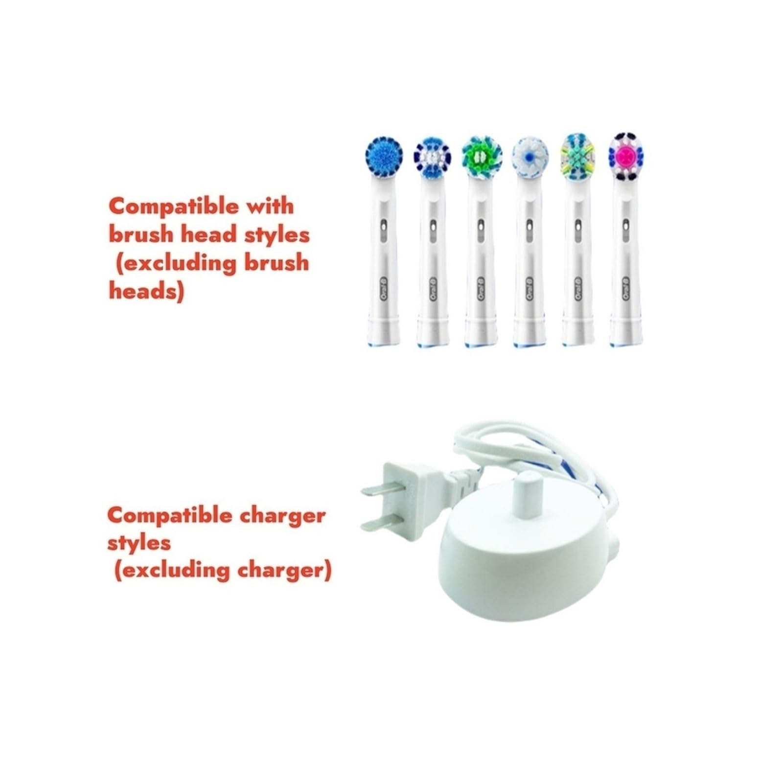 Repuesto de Mango de Cepillo de Dientes eléctrico, Compatible con Oral-B D12(D12 Green)