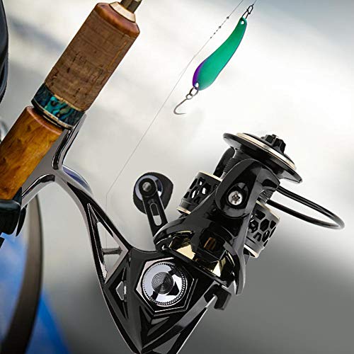 Alomejor Angelrolle Rechts Links Austauschbar Casting Spinning Fishing Wheel Für Salzwasserfisch Köder Eisfischen – Bild 4