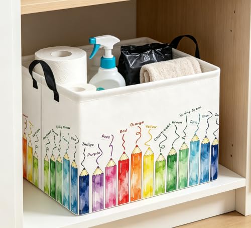 Image of Rectangle Storage Bin,Gift Basket,Room Decor(Markers)