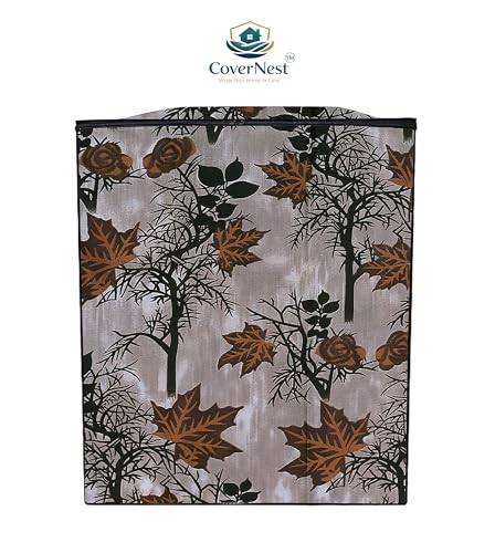 Image of Covernest Semi Automatic Washing Machine Cover, Dustproof, Compatible with 6 Kg -7.5 Kg Washing Machines (WMC-BROWN JHAD SEMI)