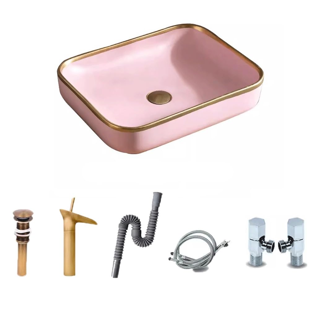 Hpthly B Athroom Sink Countertop Asin Simple Washbasin Home Asin Light Luxury Alcony Washbasin Courtyard Pool Table Asin Asin Vessel Sinks (B)
