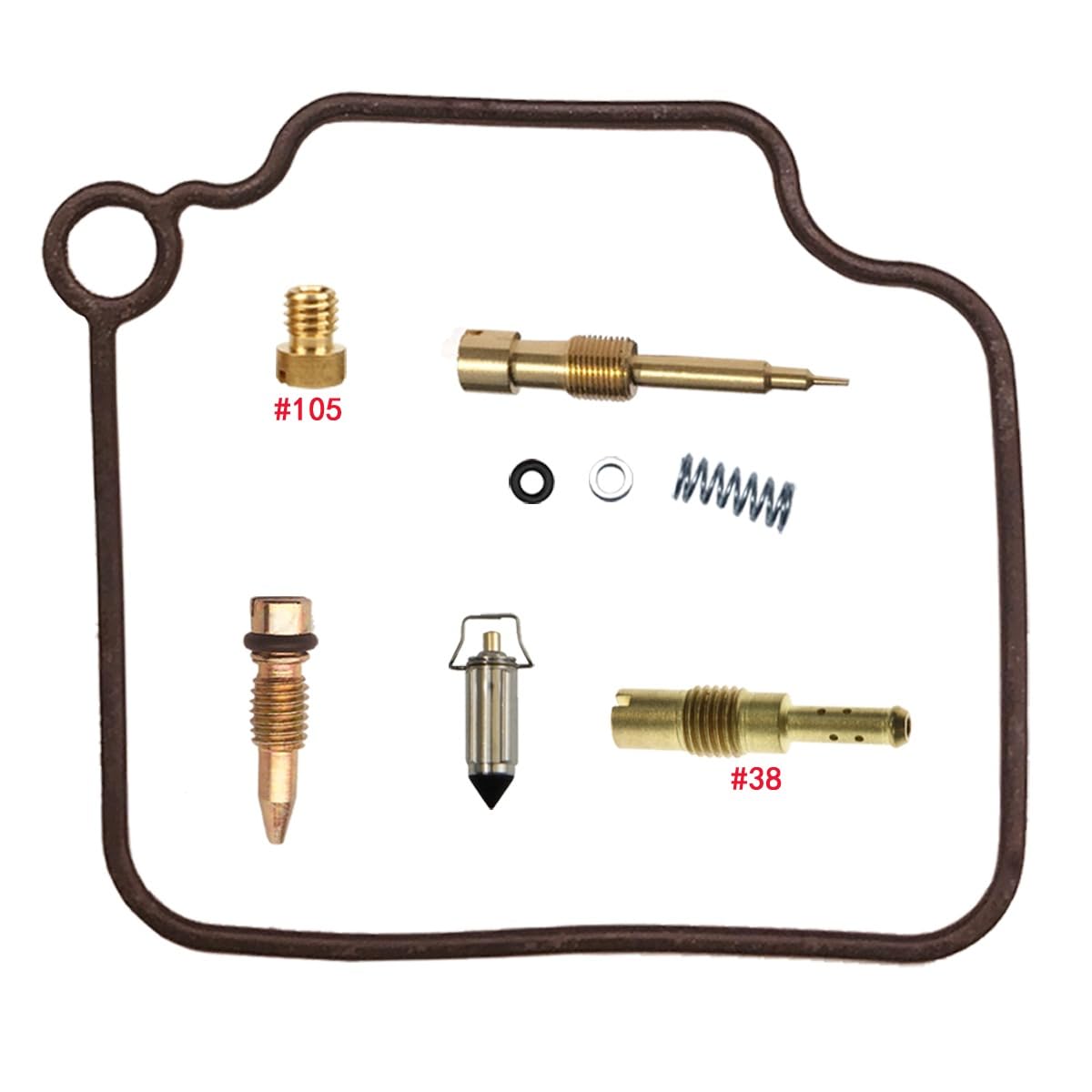 Kit carbu MP3 125 et Liberty composants de haute précision pour joints nitrile - 2