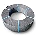 Produktbild TeichVision  Stabile Rasenkante Kunststoff - Stärke 7mm (14 cm hoch x 25 m lang) / Beetumrandung/Beeteinfassung Kunststoff/Mähkante/Beetbegrenzung/Flexible Rasenkante rund