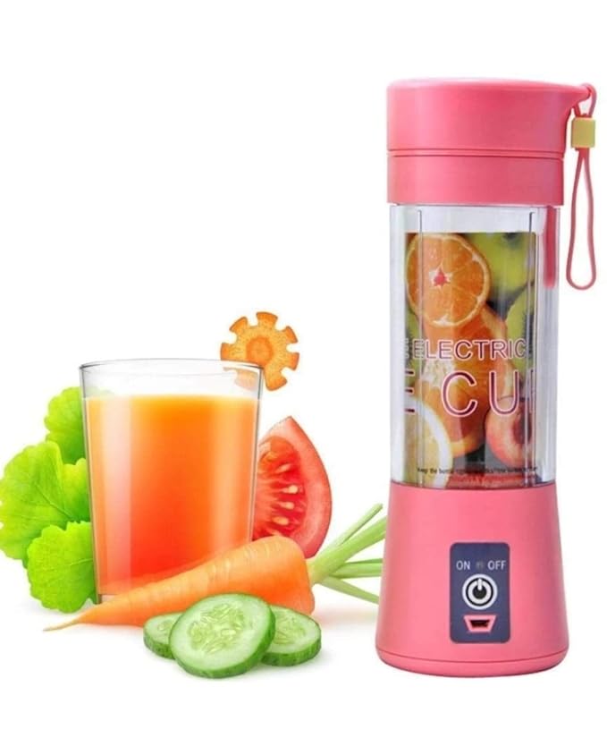 AJ Hand Mixer Juicer Portable Eletric Juicer Cup 380ml Fruit Mixing