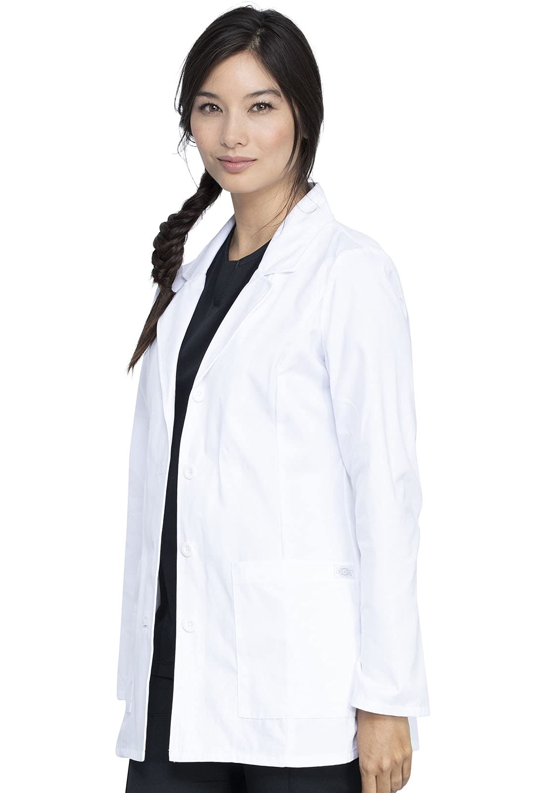Dickies Women's 29 Inch Lab Coat, White, XX-Large