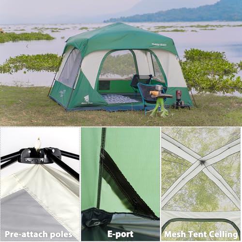 Carpa instantánea para 6 personas GEERTOP miniatura 6