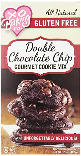 Xo Baking Co. 856928004053 Gluten Free Double Chocolate Chip Gourmet Cookie Mix; Non-Gmo; Kosher; Rice Free; Dairy Free; Peanut Free; No Preservatives thumb #2