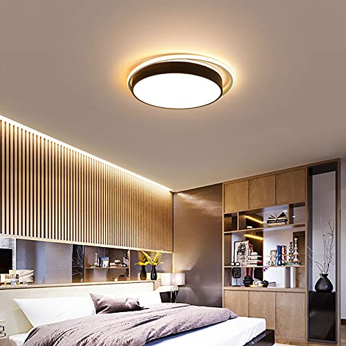 Plafonnier LED variable rond en fer forgé moderne pour chambre - 4