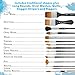 Princeton Aqua Elite, Series 4850, Synthetic Kolinsky Watercolor Paint Brush, 4 Piece Set
