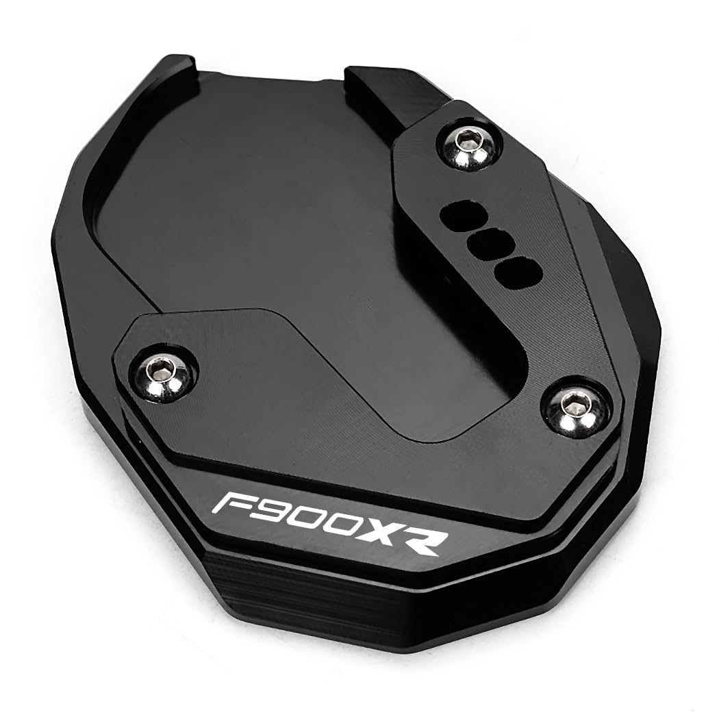 Kompatibel mit F900XR F900 XR F 900 XR R 900XR 2020-2023 2024 2025 Zubehör Motorrad Ständer Seitenständer Vergrößern Verlängerungspad Stützpolster Platte (Schwarz)