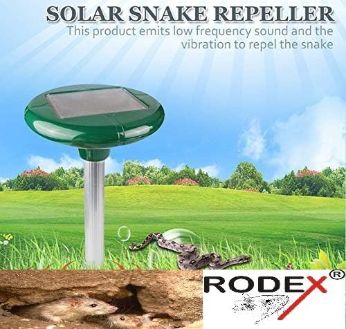 Rodex Sonic Powered Snake Repellent for Outdoor Use to Repel Snake & Reptiles -1 Pcs Pack by Rodex