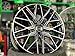 New 18x8J Advanti DST Reagan Flow Formed Wheel 5x114.3, Matte Black (set of 4 wheels)