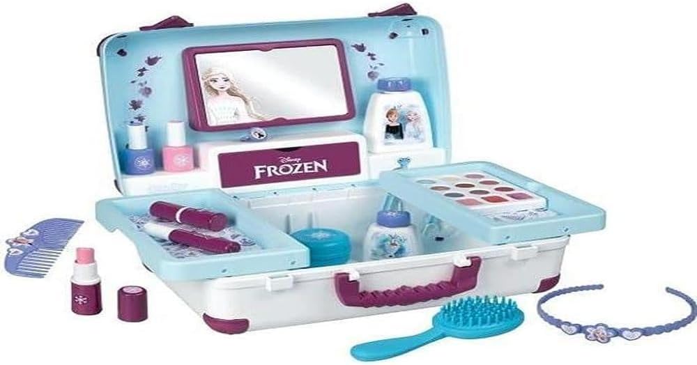 Smoby FROZEN Valise beauté - Reine des Neiges - Coiffure, onglerie, maquillage - des 3 ans