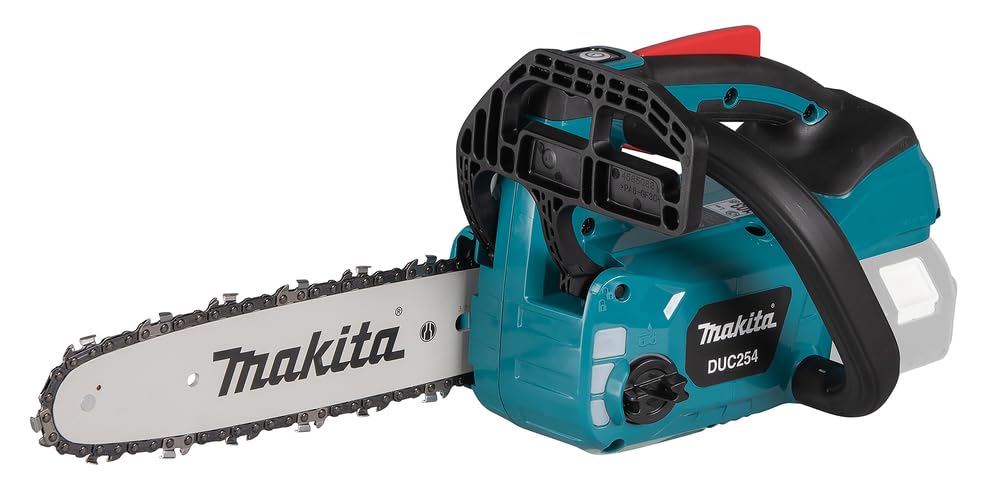 Makita DUC 254 Z 18 V Brushless Akku Kettensäge 25 cm Solo - ohne Akku und Ladegerät, Blau, Silber