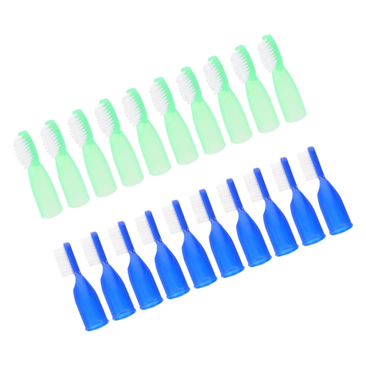 Baluue 100stücke Mini-zahnbürsten Für Gefängnisgebrauch Fingerzahnbürsten Und Selbstverletzungshemmendes Design Kompakte Und Langlebige Zahnbürsten Für Sichere Mundpflege