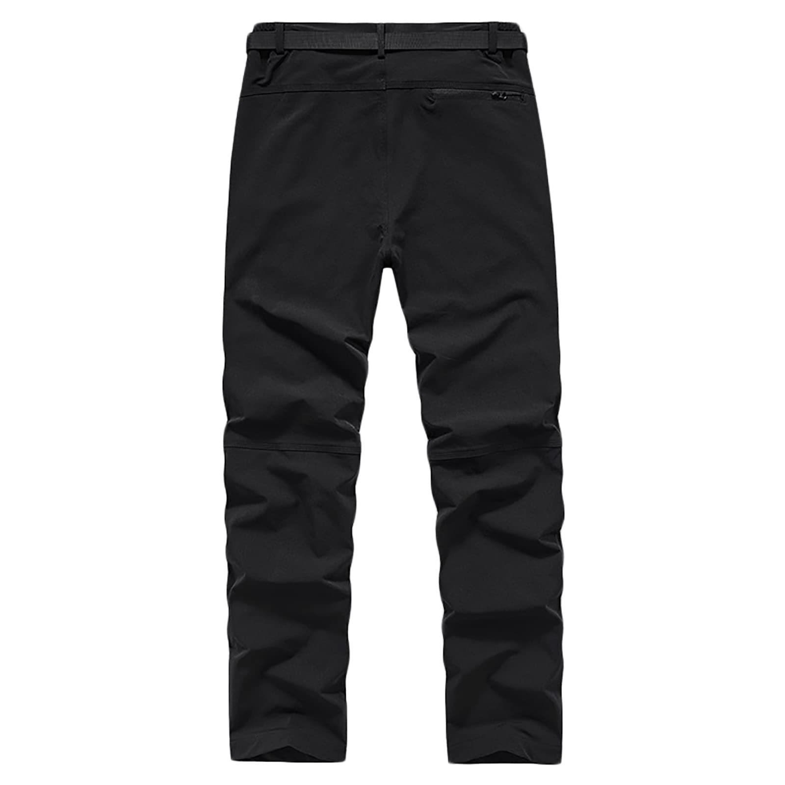 Pantalon de Senderismo Hombres Secado Rápido Impermeable Pantalones Trekking Acampada Transpirables(Size:4XL,Color:Gris)