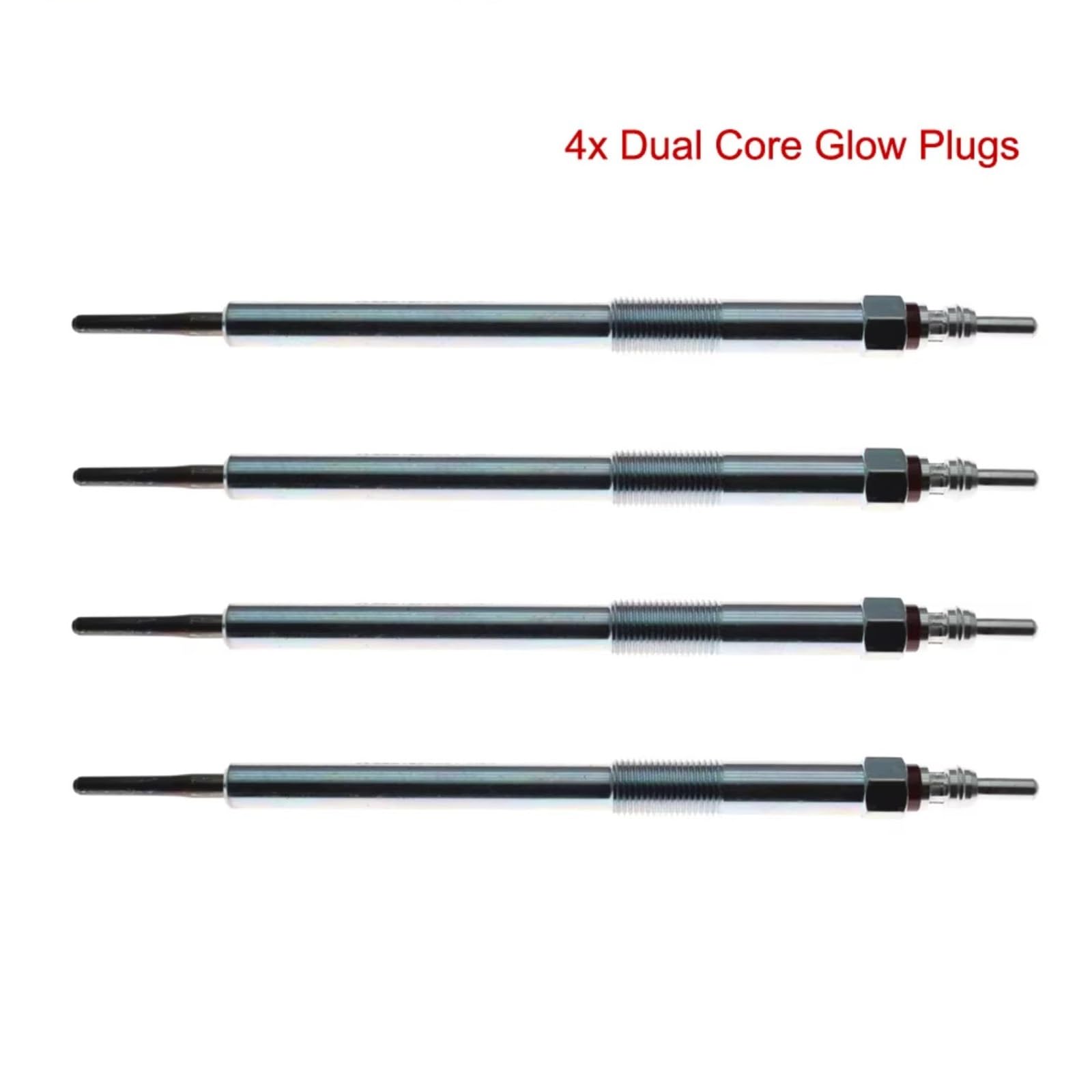 Bujía precalentamiento automóvil Compatible Con Para X-Trail 2014 2015 2016 2017 2018 2019 2020 2021 4X 11065-00Q0L Bujías Incandescentes De Doble Núcleo Para Diésel.