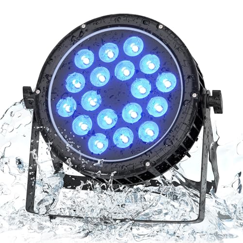 Lumiere Par LED RGBW waterproof pour illuminer vos fêtes de jardin et bars extérieurs