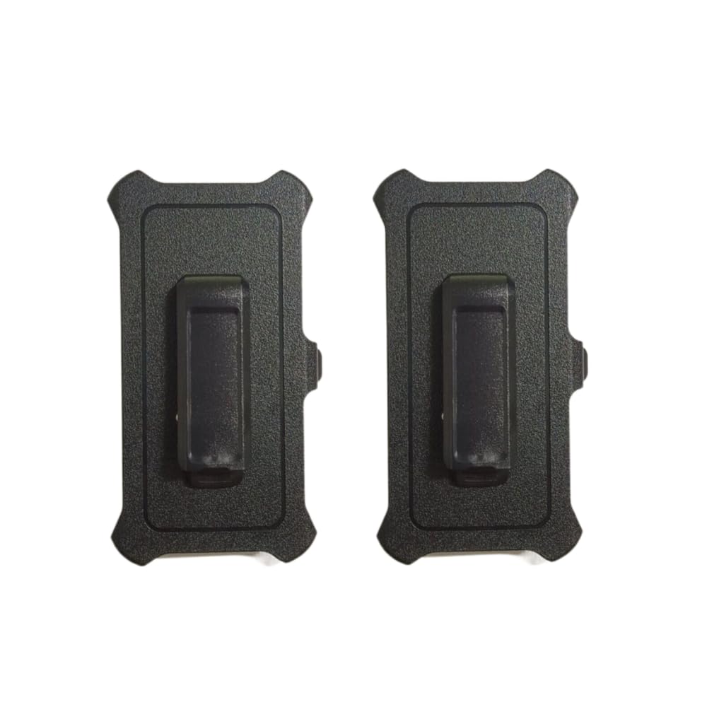 2 Pack Replacement Belt Clip Holster Compatible with OtterBox Defender Series Case for Apple iPhone 14 (6.1
