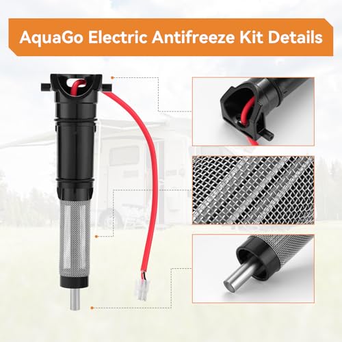 Image of Electric Antifreeze Kit for Car, Compatible with Truma RV Electric Antifreeze Kit for AquaGo - Frost Protection Down to -20C /-4F | 12V DC-Powered
