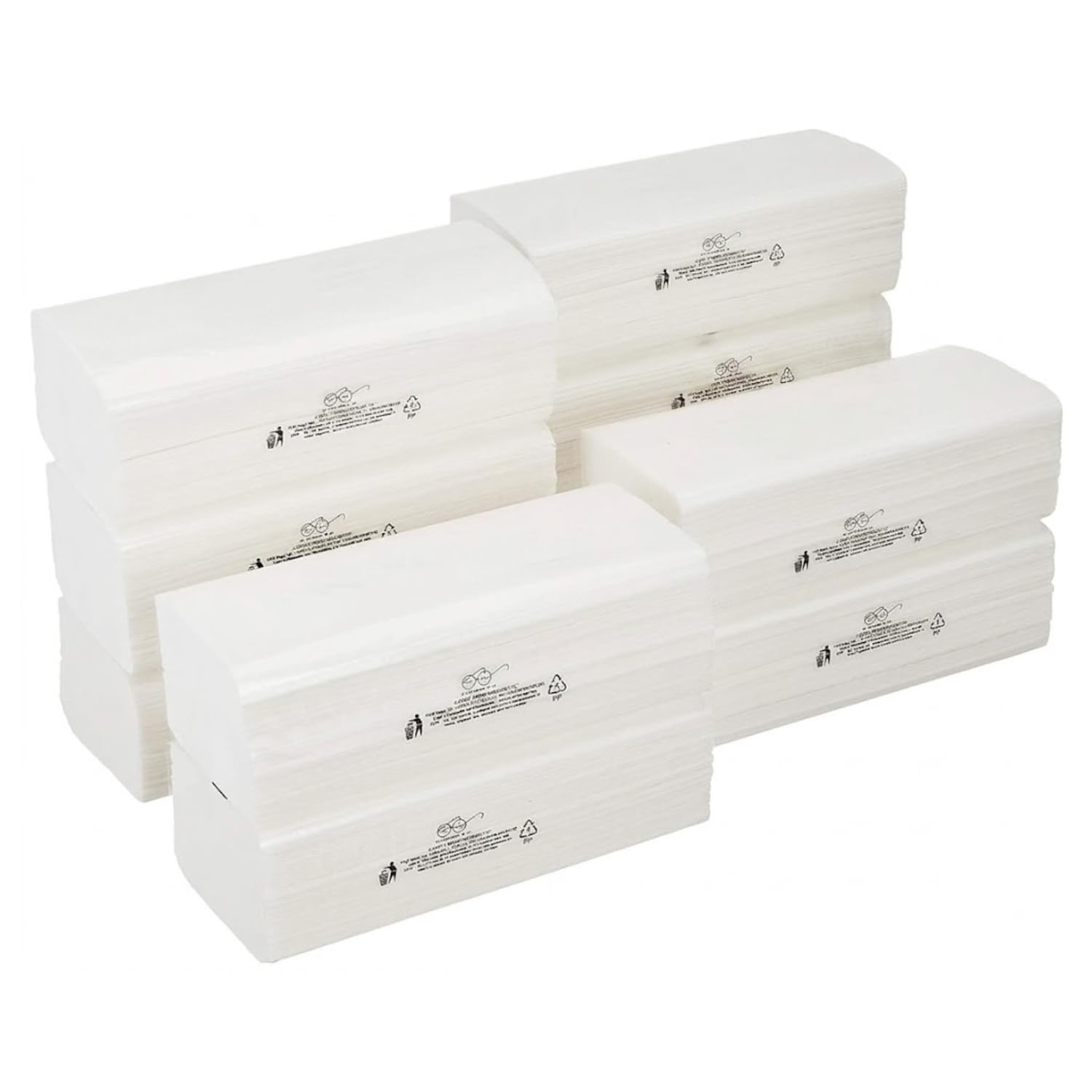 wooga m fold tissue paper napkin 10 x 100 pulls paper towel for commercial office home use, kitchen, bathroom, travel pack of 1000 pulls