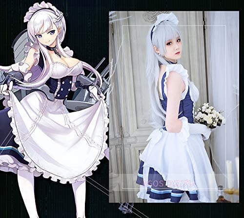 Amazon.co.jp: 漫人坊ウィッグ、靴付き Azur Lane アズールレーン HMS