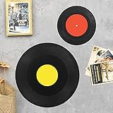Material: Kunststoff Retro Classic Schallplattenspieler Plattenalbum Wandbehang Home Bar Thema Dekorationen - 10 Zoll